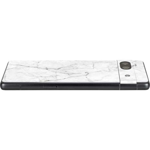 White Marble Google Pixel 7a Skin